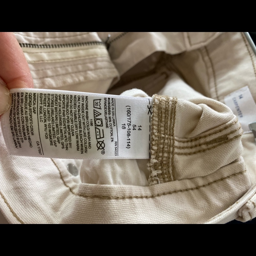 Gap Carpenter Cargo Pants | Size 14 - Picture 6 of 8